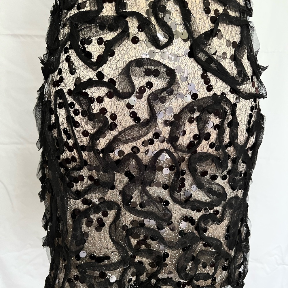 Ya Los Angeles Black Cream Mini Dress - Picture 5 of 12